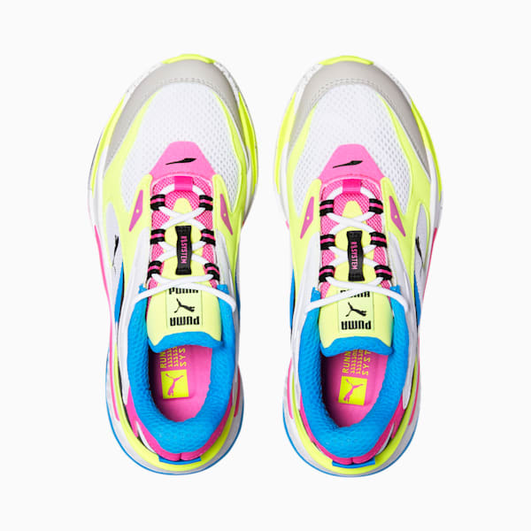 RS-Fast Sneakers JR, Puma White-Luminous Pink-Fizzy Yellow, extralarge