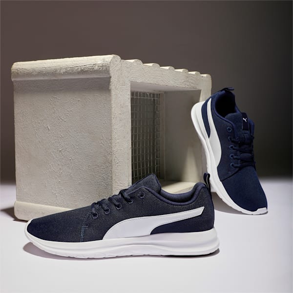 Dryflex Men's Sneakers, Peacoat-Puma White, extralarge-IND