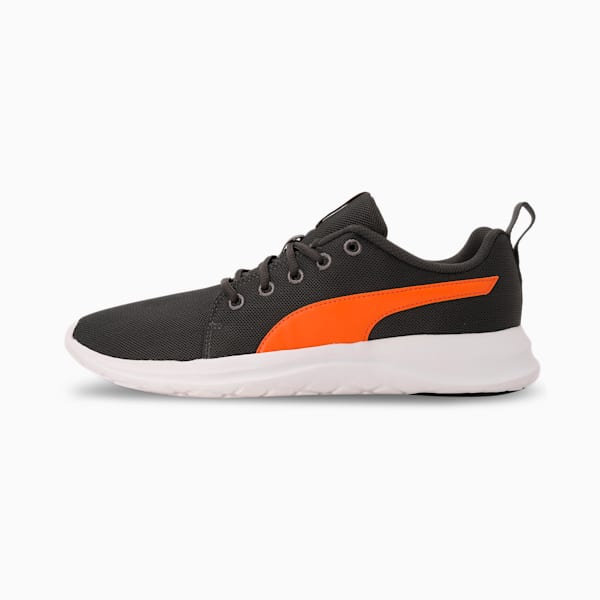 Dryflex Men's Sneakers, Dark Shadow-Jaffa Orange, extralarge-IND