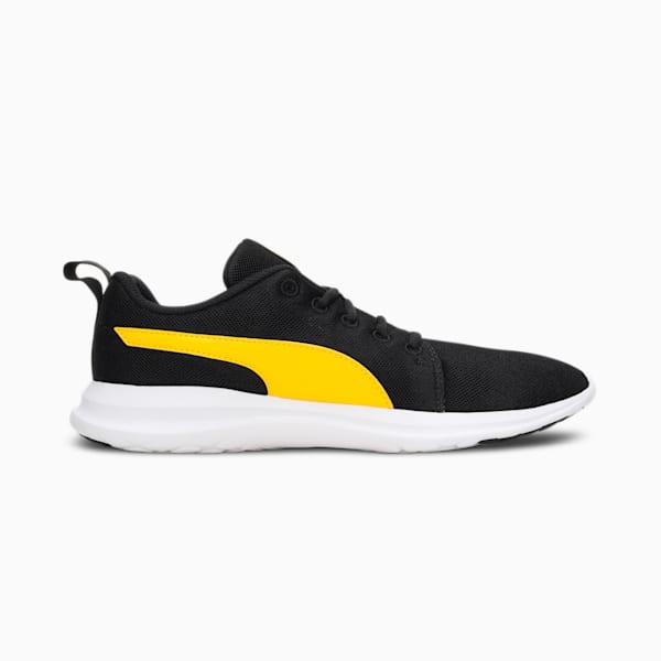 Dryflex Men's Sneakers, Puma Black-Spectra Yellow, extralarge-IND
