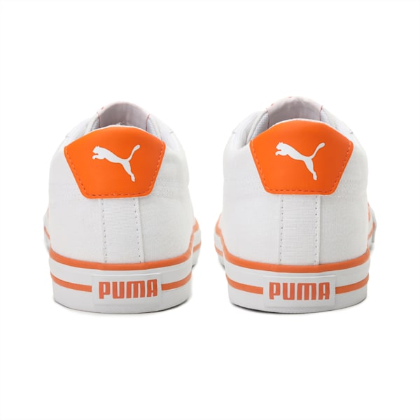 Icon Star V2 IDP Unisex Shoes, Puma White-Vibrant Orange, extralarge-IND