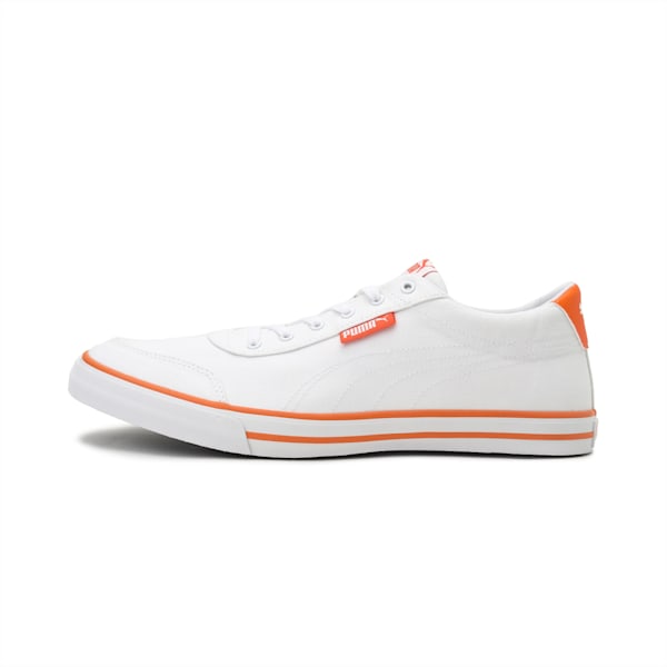 Icon Star V2 IDP Unisex Shoes, Puma White-Vibrant Orange, extralarge-IND