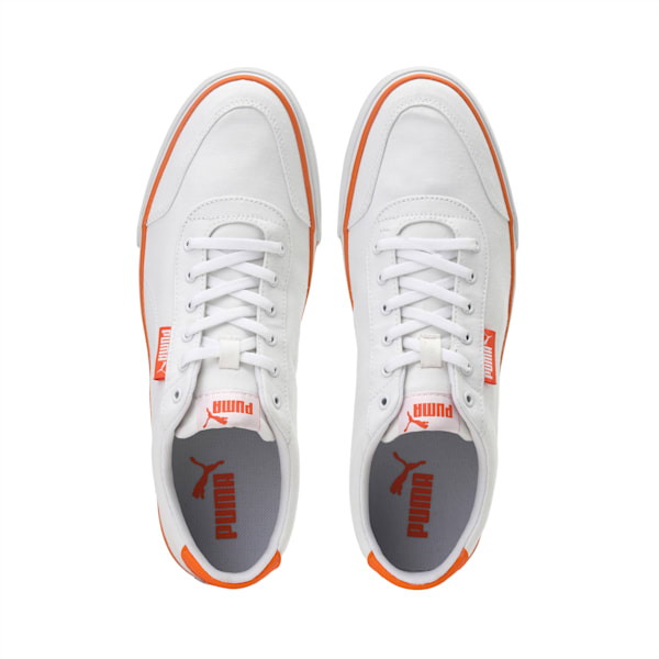Icon Star V2 IDP Unisex Shoes, Puma White-Vibrant Orange, extralarge-IND