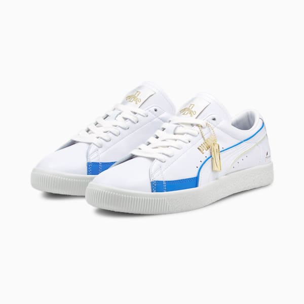 Basket Vintage Rudolf Dassler Legacy Men's Sneakers, Puma White-Ibiza Blue-Vaporous Gray, extralarge
