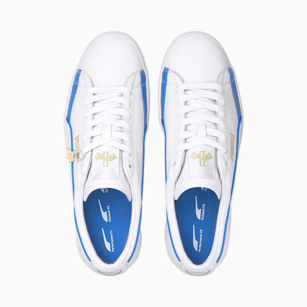 Basket Vintage Rudolf Dassler Legacy Men's Sneakers, Puma White-Ibiza Blue-Vaporous Gray, extralarge