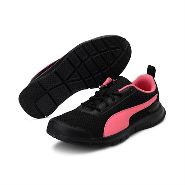 Pacific Maze Women's Sneakers, Puma Black-Bubblegum, extralarge-IND