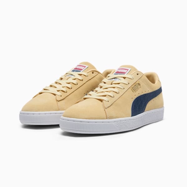 Zapatillas de gamuza Classic USA Flagship, Chamomile-Club Navy-Puma Team Gold, extralarge