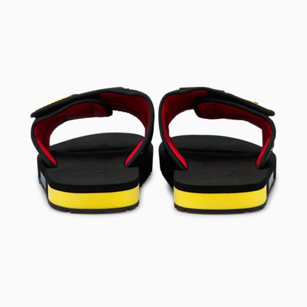 Mirage Mox Men's Sandals, Puma Black-Poppy Red, extralarge