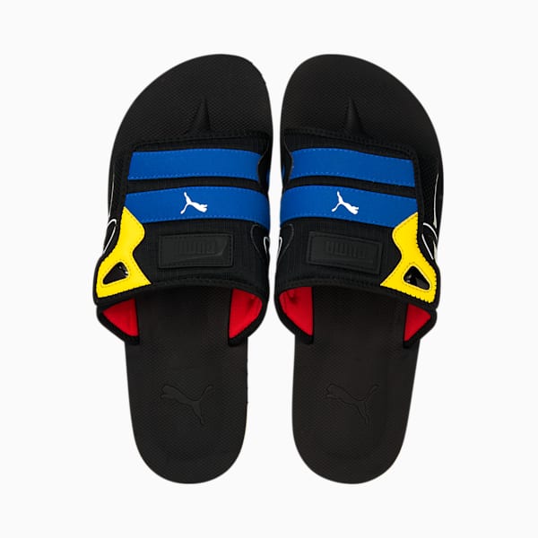 Mirage Mox Men's Sandals, Puma Black-Poppy Red, extralarge