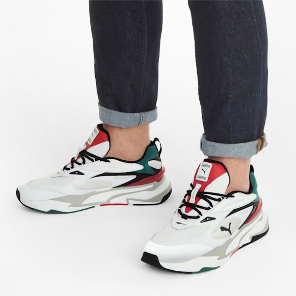 RS-Fast Mix Sneakers, Puma White-Puma Black-Blue Spruce, extralarge