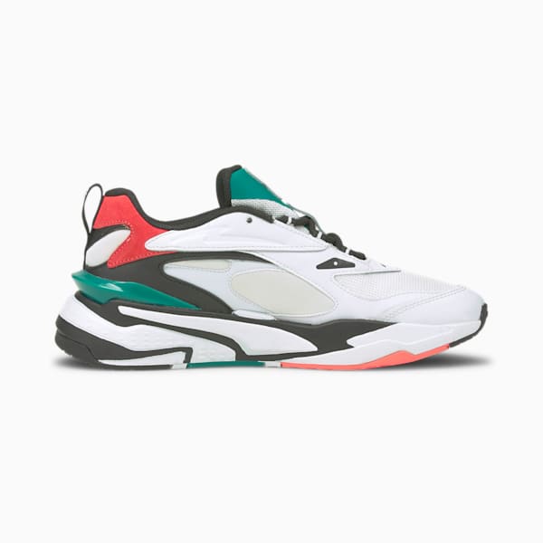 RS-Fast Mix Sneakers, Puma White-Puma Black-Georgia Peach, extralarge-IND