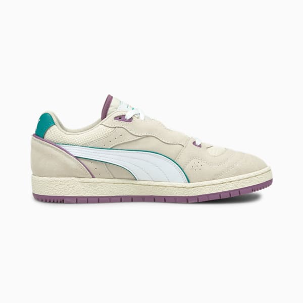 Ralph Sampson 70 PUMA by PUMA Men's Sneakers, Puma White-Chinese Violet-Parasailing, extralarge