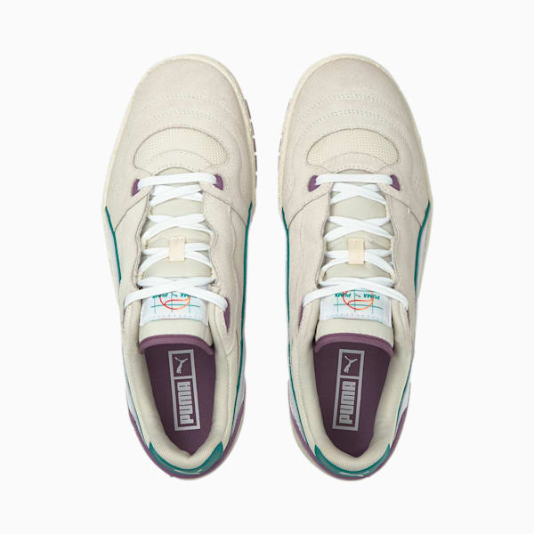 Ralph Sampson 70 PUMA by PUMA Men's Sneakers, Puma White-Chinese Violet-Parasailing, extralarge