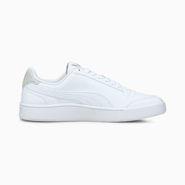 Tenis Shuffle adolescentes, Puma White-Puma White-Gray Violet-Puma Team Gold, extralarge