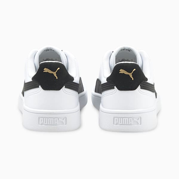 Tenis Shuffle adolescentes, Puma White-Puma Black-Puma Team Gold, extralarge