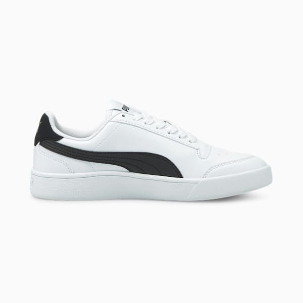 Tenis Shuffle adolescentes, Puma White-Puma Black-Puma Team Gold, extralarge