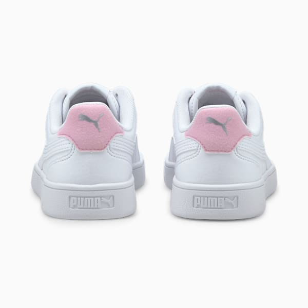 Shuffle Youth Sneakers, Puma White-Puma White-Pink Lady, extralarge-IND