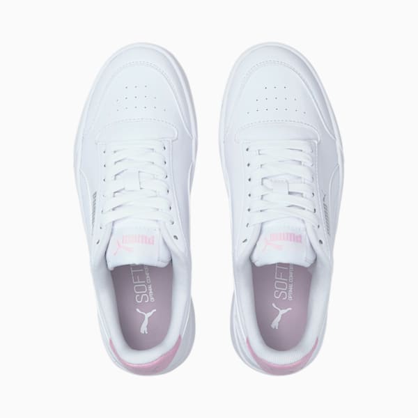 Shuffle Youth Sneakers, Puma White-Puma White-Pink Lady, extralarge-IND