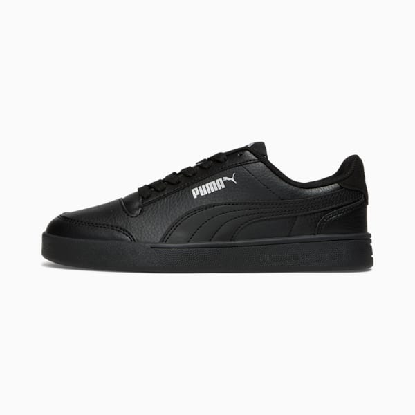 Tenis Shuffle adolescentes, Puma Black-Puma Black-Puma Silver, extralarge