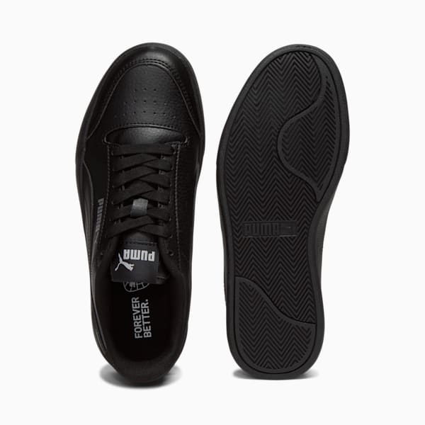 Baskets Shuffle enfant et adolescent, Puma Black-Puma Black-Puma Silver, extralarge