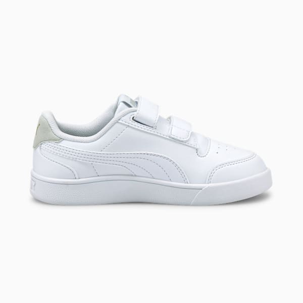 Shuffle Kids' Shoes, Puma White-Puma White-Gray Violet-Puma Team Gold, extralarge-IND