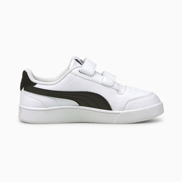 Shuffle Little Kids' Sneakers, Puma White-Puma Black-Puma Team Gold, extralarge