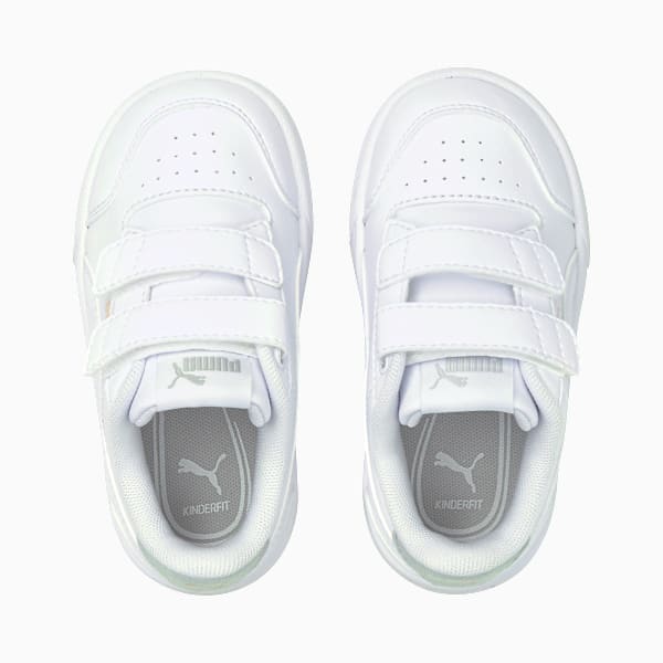 Shuffle Toddlers' Easy On Sneakers, Puma White-Puma White-Gray Violet-Puma Team Gold, extralarge