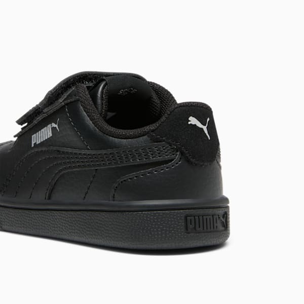 Tenis Shuffle para bebés, Puma Black-Puma Black-Puma Silver, extralarge