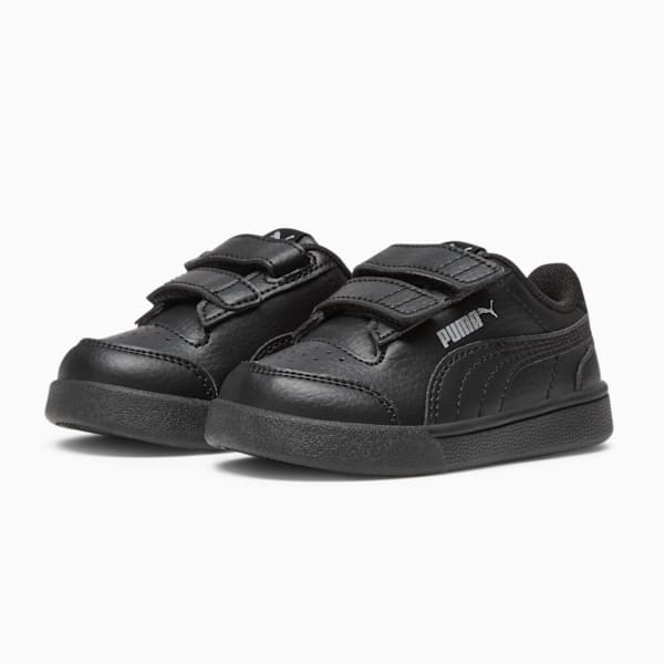 Tenis Shuffle para bebés, Puma Black-Puma Black-Puma Silver, extralarge