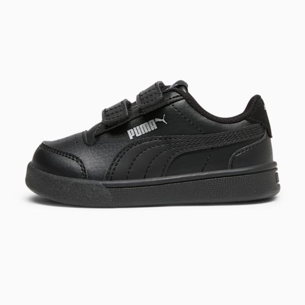 Tenis Shuffle para bebés, Puma Black-Puma Black-Puma Silver, extralarge