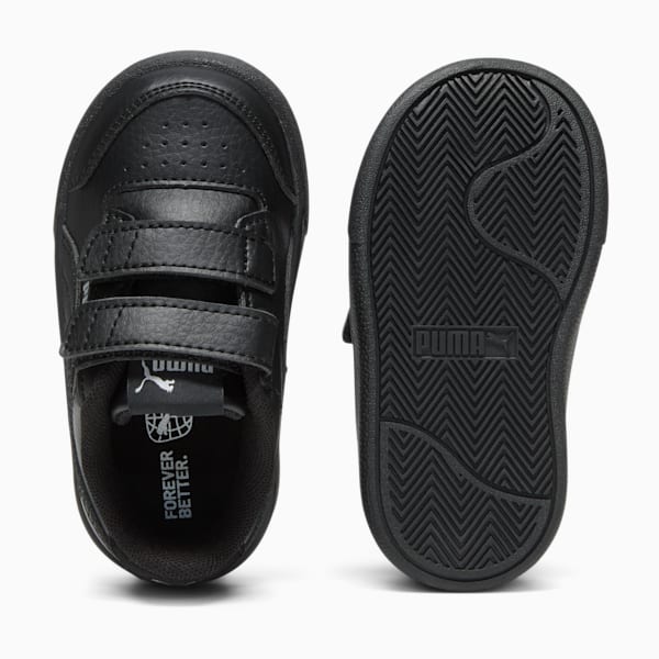 Tenis Shuffle para bebés, Puma Black-Puma Black-Puma Silver, extralarge