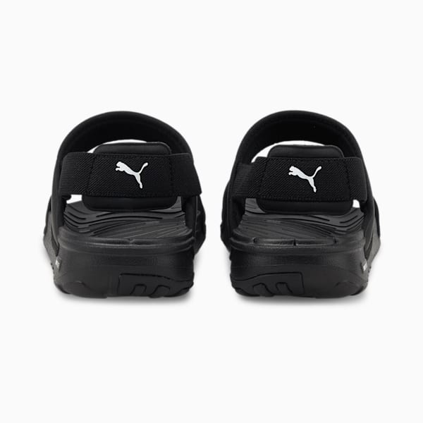 Softride Sandals Big Kids, Puma Black-Puma White, extralarge