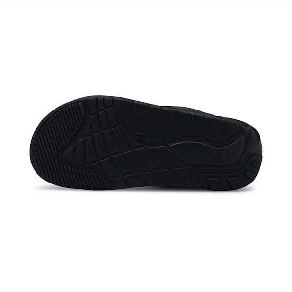 Softride Sandals Big Kids, Puma Black-Puma White, extralarge