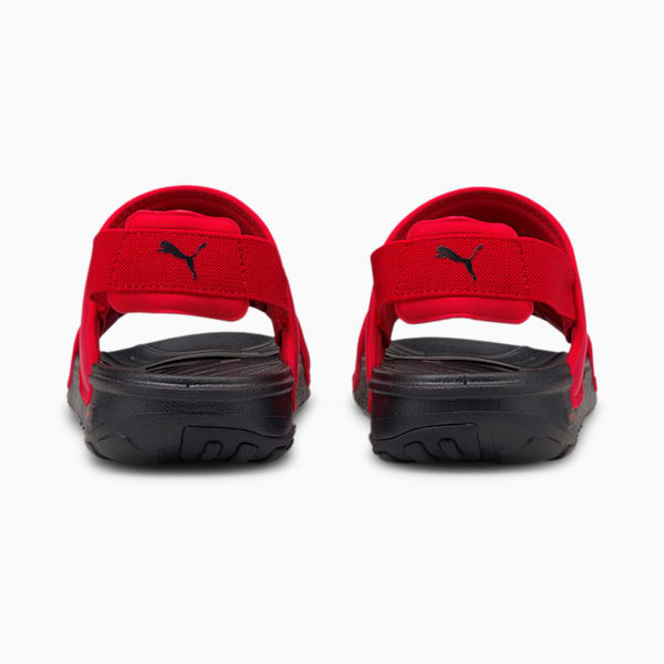 SOFTRIDE Youth Sandals, High Risk Red-Puma Black, extralarge-IND