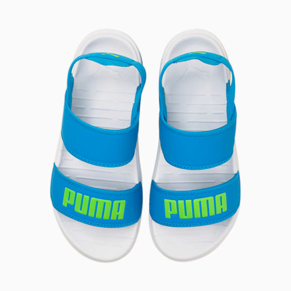 Softride Sandals Big Kids, Puma White-Ocean Dive
