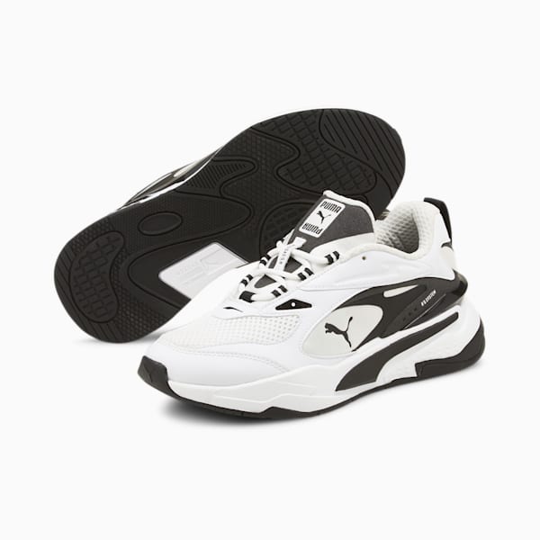 Tenis RS-Fast para Jóvenes, Puma White-Puma Black, extralarge