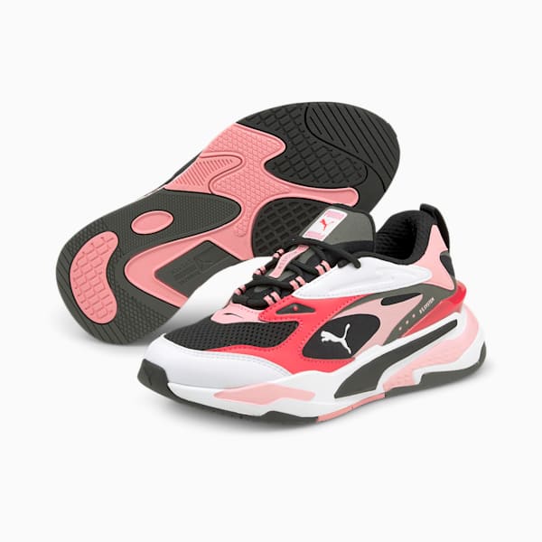 Tenis RS-Fast para Jóvenes, Puma Black-Peony-Paradise Pink, extralarge