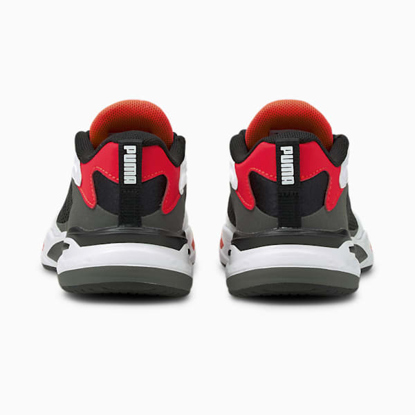 RS-Fast Kids' Shoes, Puma Black-Puma White-Red Blast, extralarge-IND