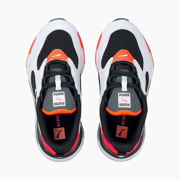 RS-Fast Kids' Shoes, Puma Black-Puma White-Red Blast, extralarge-IND