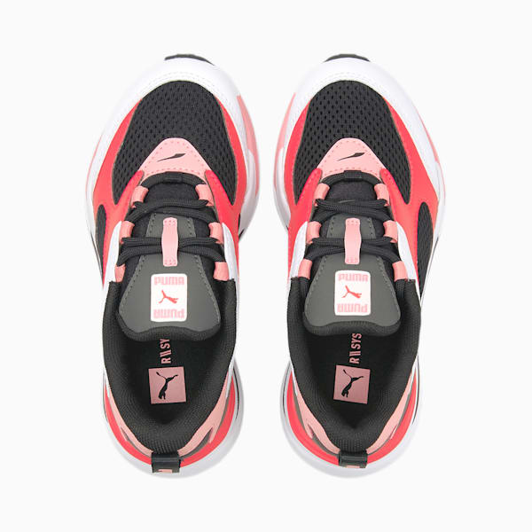 RS-Fast Little Kids' Shoes, Puma Black-Peony-Paradise Pink, extralarge