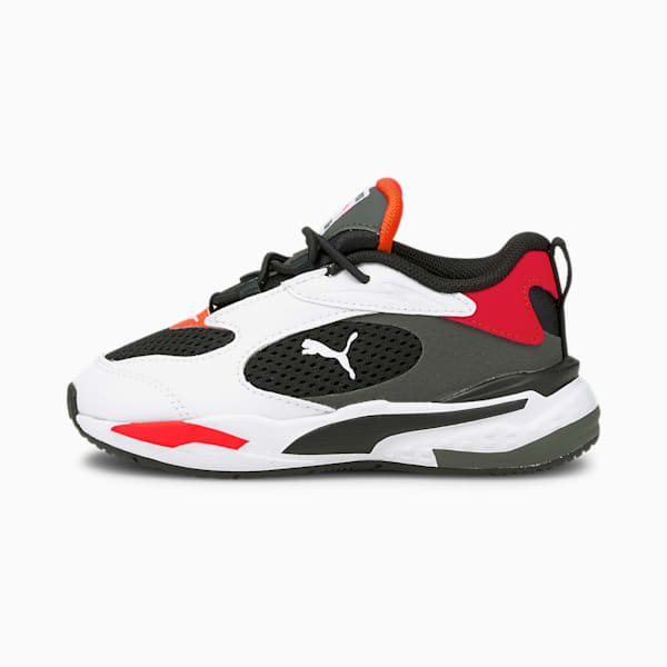 Tenis RS-Fast AC para Niños, Puma Black-Puma White-Red Blast, extralarge