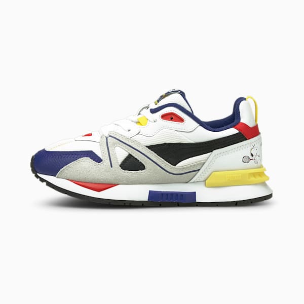 PUMA x PEANUTS Mirage Mox Sneakers JR, Puma White-Elektro Blue, extralarge