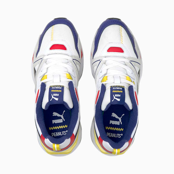 PUMA x PEANUTS Mirage Mox Sneakers JR, Puma White-Elektro Blue, extralarge
