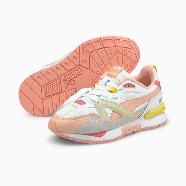 PUMA x PEANUTS Mirage Mox Sneakers JR, Puma White-Apricot Blush, extralarge