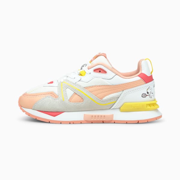 PUMA x PEANUTS Mirage Mox Sneakers JR, Puma White-Apricot Blush, extralarge