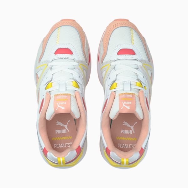 PUMA x PEANUTS Mirage Mox Sneakers JR, Puma White-Apricot Blush, extralarge