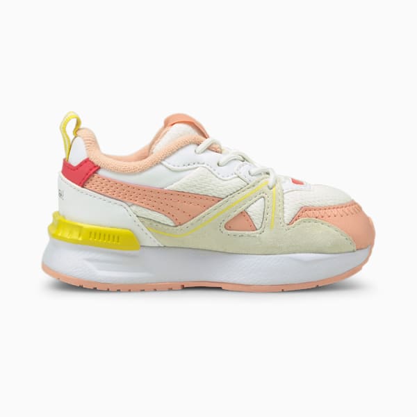 PUMA x PEANUTS Mirage Mox Toddler Shoes, Puma White-Apricot Blush, extralarge