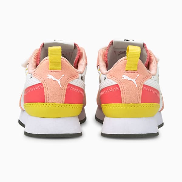 PUMA x PEANUTS R78 Little Kids' Shoes, Apricot Blush-Puma White-Maize, extralarge