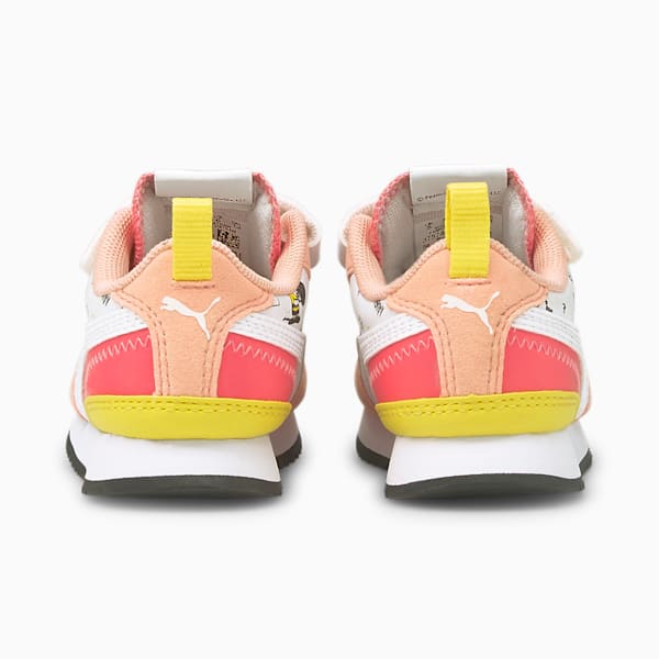 PUMA x PEANUTS R78 Toddler Shoes, Apricot Blush-Puma White-Maize, extralarge