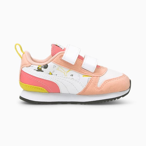 PUMA x PEANUTS R78 Toddler Shoes, Apricot Blush-Puma White-Maize, extralarge